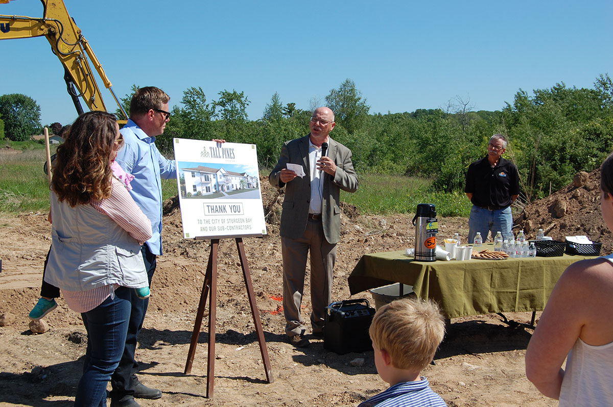 Tall Pines Estates Sturgeon Bay Ground Breaking
